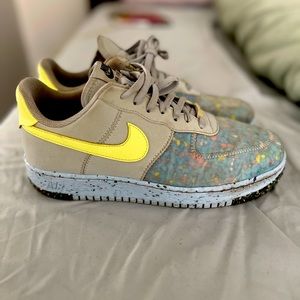 NIKE AF1 CRATER - PURE PLATINUM BARELY VOLT